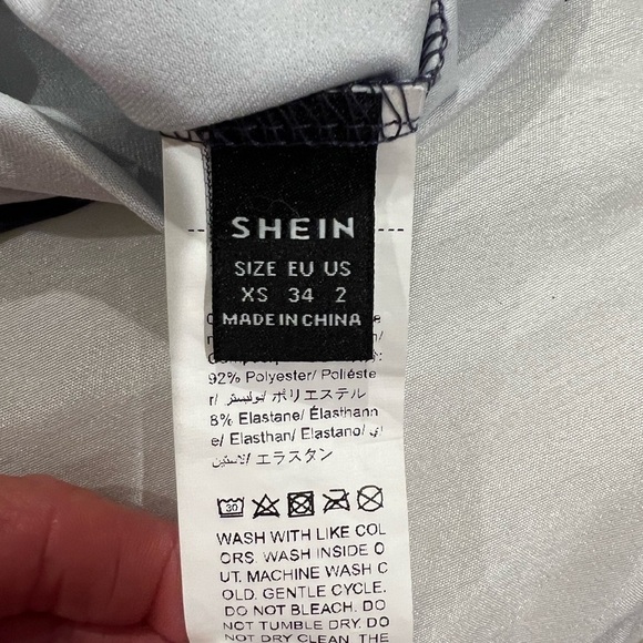SHEIN LONG BODYCON DRESS SIZE XS - Picture 4 of 4